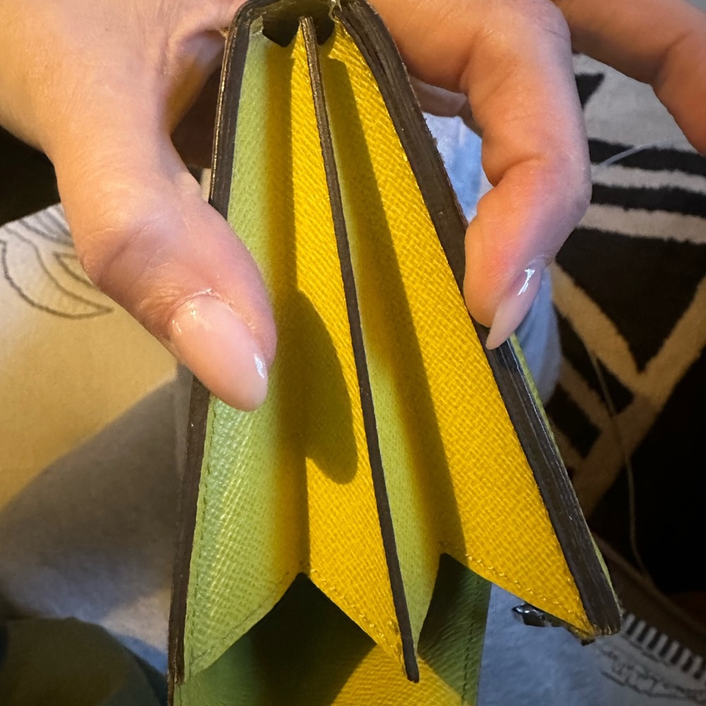 Louis Vuitton Monogram Yellow and Brown Clutch - Picture 8 of 14